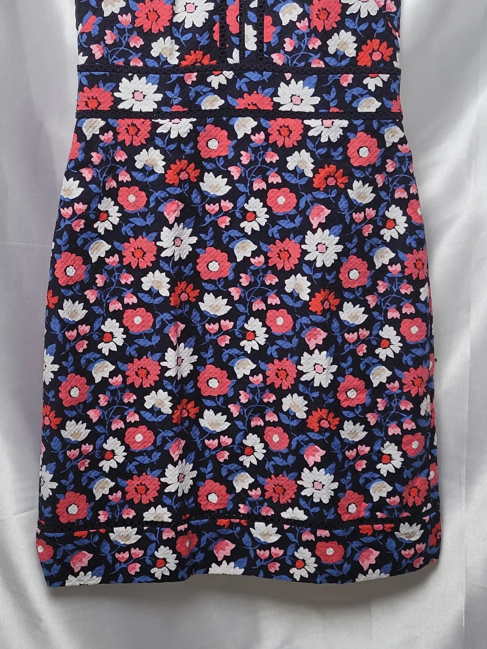 Kate Spade Floral Sheath Dress Size 2 NWOT Navy Sleeveless